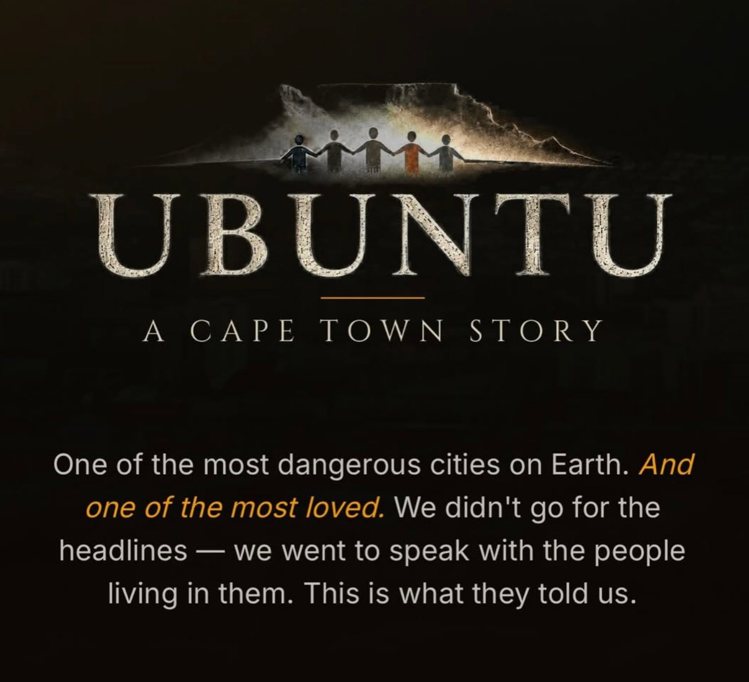 UBUNTU - A Cape Town Story